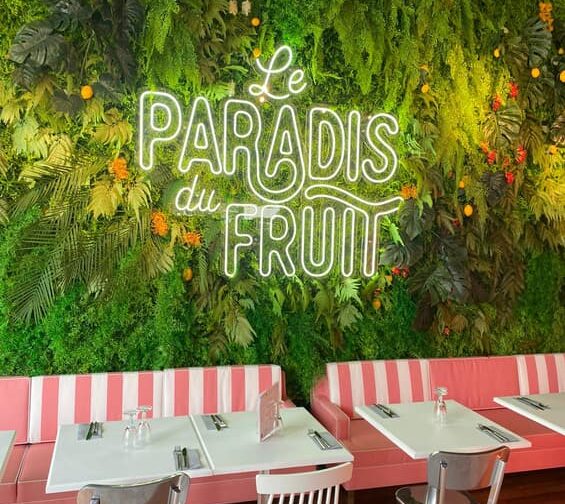 Projet mur végétal : Le paradis du fruit