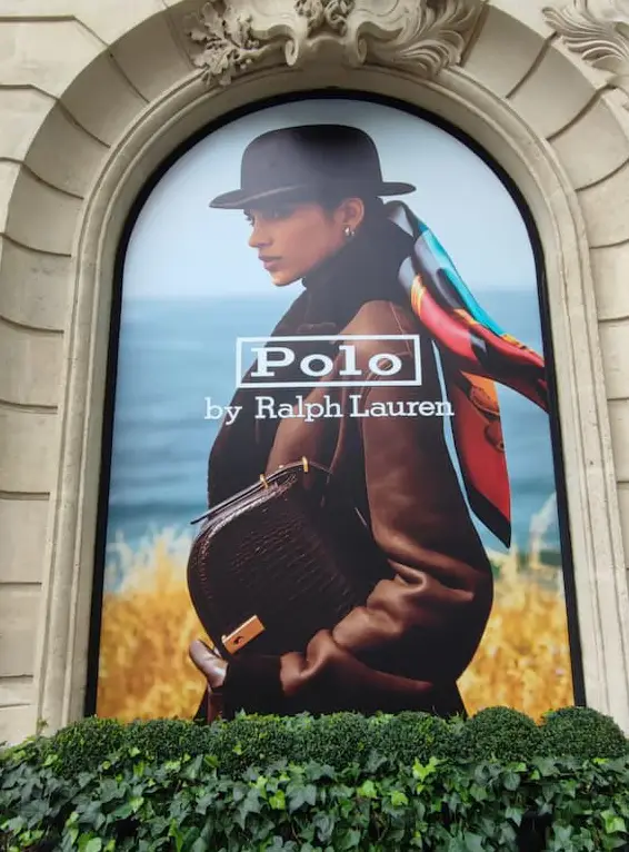 Impression grand format pour Ralph Lauren, réalisée par Atelier Gambetta