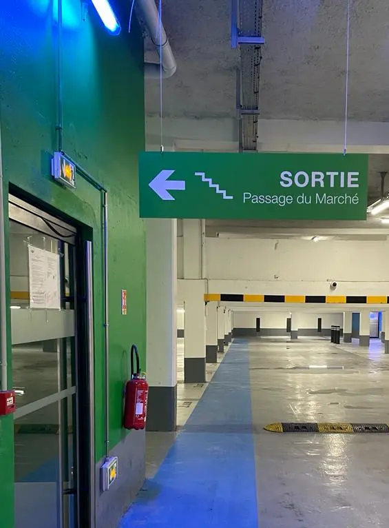 signalétique panneau parking gagny par atelier gambetta